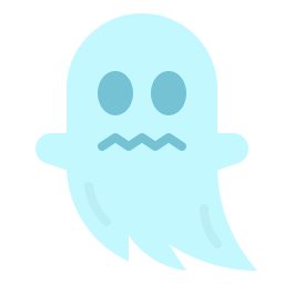 A ghost emoji